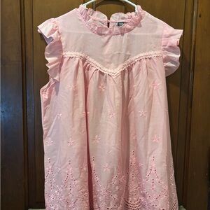Pink Ruffled Kids Pajamas
